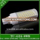 China LED AC/DC PLC 8w led light G24 bulb